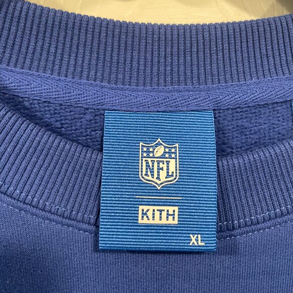 KITH for the NFL: Giants Helmet Nelson Vintage Crewneck - Picture 4 of 5
